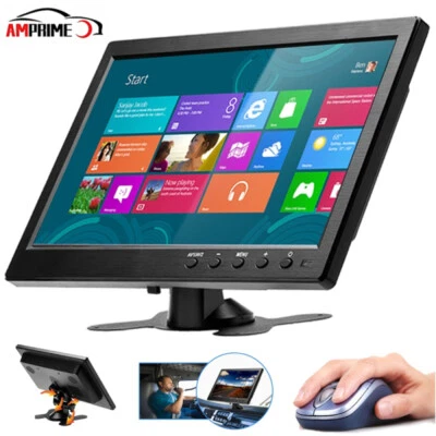 AMPRIME Display 10.1" LCD HD CCTV Schermo PC Auto Monitor HDMI/VGA/BNC/AV/USB Ingresso