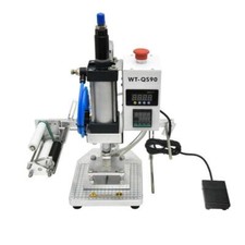 Pneumatic Hot Foil Stamping Machine Wood Furniture Album Heat Press Machine