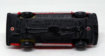 Pair of 1978 Tomica Tomy Pocket Cars Toyota Celica 2000GT played