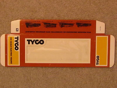 Download TYCO TRAIN BOX, NEW, FLAT, UNFOLDED, NEVER USED. PUT YOUR TREASURE IN A NEW BOX | eBay