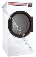 Milnor MLG-758V Single Dryer, 75Lb, White, 120V, 1Ph, Gas, OPL, Reconditioned