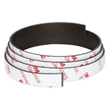 Strong Neodymium Magnetic Strip - 12.5mm x 1.5mm x 1metre  3M Adhesive Tape