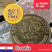 Croatia Coin | 1 Random Collectible Old Croatian Coin for Coin Collecting