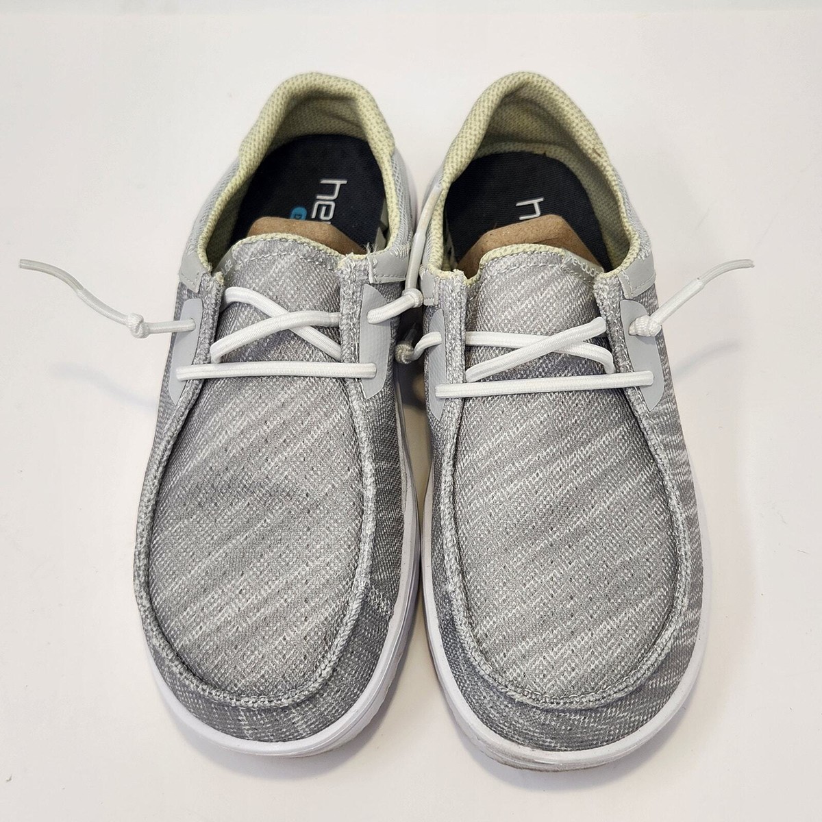 WENDY（感謝）/5 Hey Dude Wendy Frontier Gray Yellow Casual Sneakers Size 5 Comfort