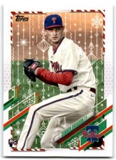 2021 TOPPS HOLIDAY CONNOR BROGDON RC PHILADELPHIA PHILLIES #HW169