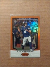 SAM BRADFORD SP 2017 Panini Certified Mirror Orange #83  #'ed/299 VIKINGS 
