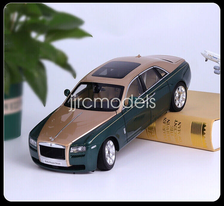 Rolls Royce RR Ghost 1:18 Kyosho verde y dorado doble color Foto 2 de 4