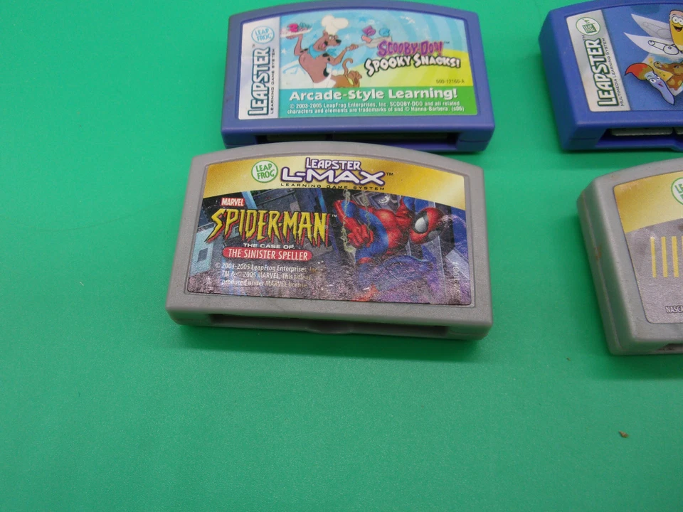 lot of LeapFrog Leapster L-Max Learning Games NASCAR Spiderman Scooby doo - Image 3 of 4