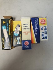 Lot of 5 assorted vintage projection lamps