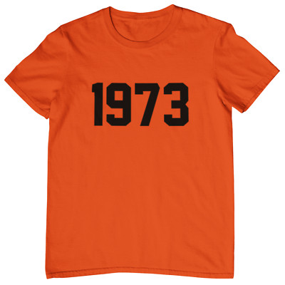 1973 T-SHIRT - Vintage Retro Cool Jahr Geburt 70er Geschenk Hipster Funky Sommer Herren
