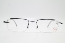 Vintage Glasses NiGuRa N 5091 Black Half-Rim Eyeglass Frame