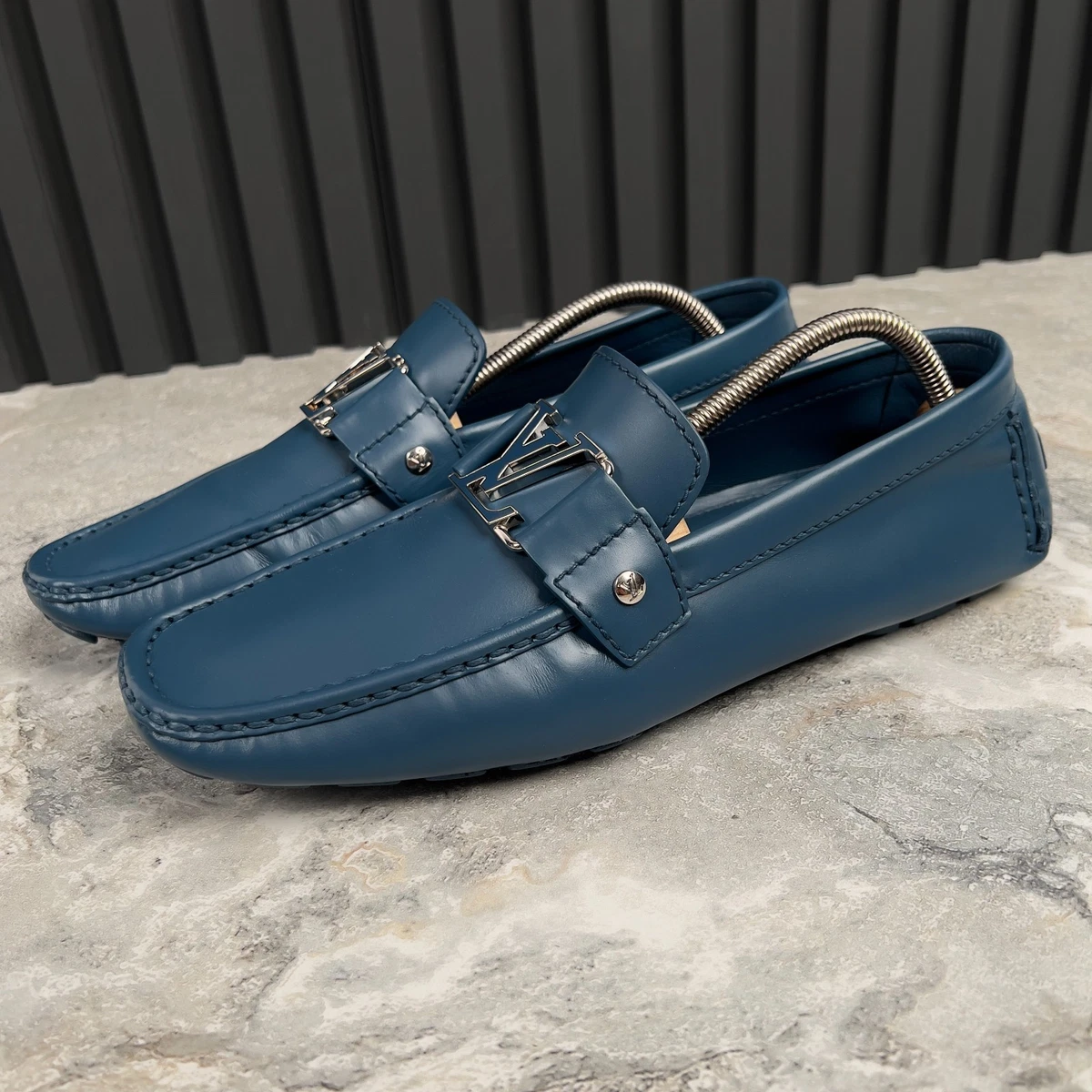 Louis Vuitton Moccasin Blue Casual Shoes for Men for sale | eBay