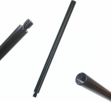 Metal Tripod Extender Tube - 6" Extension Rod with 1/4"-20 Female Male Threads