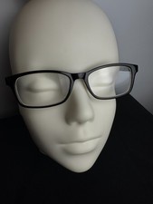 Foster Grant Design Optics Black Rectangular Frames LO0724 53-17-142 Excellent