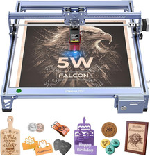 5W Laser Engraver Machine, 72w High Precision 0.06mm Laser Cutter and Engraving