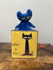 Rare Pete The Cat Jack In The Box Musical Toy 2016 Works