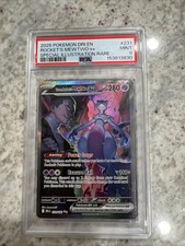 2025 POKEMON DRI EN-DESTINED RIVALS #231 TEAM ROCKET'S MEWTWO EX PSA 9