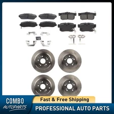 Front Rear Disc Brake Pad Set Disc Brake Rotor fits Acura RDX 2007-2012
