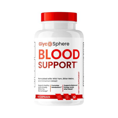 GlycoSphere Capsules - Glyco Sphere Natural Blood Health Support - 60 Caps