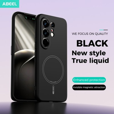 For Tecno Camon 50 Pro, Phone Case Magnetic Soft Liquid Silicone TPU Cover