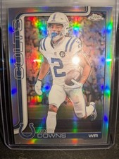 Topps Chrome 2025 Josh Downs Refractor #127 Colts NFL Football Card