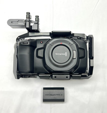 Blackmagic Design Pocket Cinema Camera 4K BMPCC 4K w/ SmallRig Cage   Tested