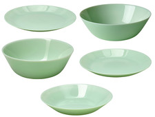 New OFTAST Dinner Plates Bowls Side Sandwich Dessert Cereal Crockery Light Green