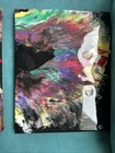 Hibiscus-abstract acrylic paintings on canvas original — photo 1