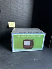 Vintage ITC 4.5 Black White Portable TV VHF UHF New In Box NOS R131