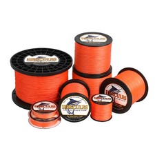 HERCULES Orange PE Braided Fishing Line 8 Str...