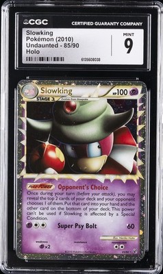 2010 POKEMON UNDAUNTED HOLO #85/90 SLOWKING CGC 9 | eBay