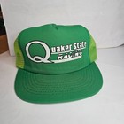 c.1980s QUAKER STATE RACING HAT CAP GAS OIL GASOLINE TRUCKER NOS STATION SERVICE — photo 2