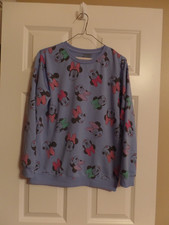 Girl's, Disney, LW Sweatshirt, Light Blue, Minnie Mouse, Size: 14/16, Ex Con