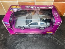 Welly Diecast 1:24 Delorean Time Machine Model Back To The Future 1 - 22442 New