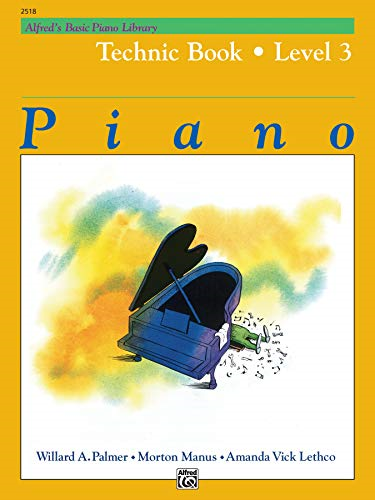 Alfred's Basic Piano Library Technic, Bk 3: Level 3 - Palmer, Willard A.