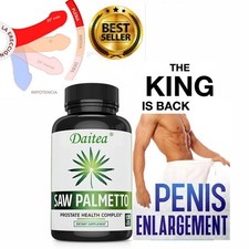 Saw Palmetto 500mg - Premium Prostate Health Support Supplement for Men