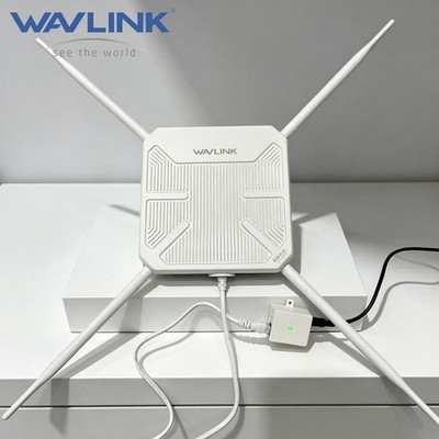 WAVLINK AC1200 Outdoor WiFi Extender Router Long Range WiFi Antennas High Power