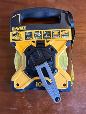 #ad DeWalt DWHT34145 100 FT Open Reel Fiberglass Long Tape BRAND NEW $28.95