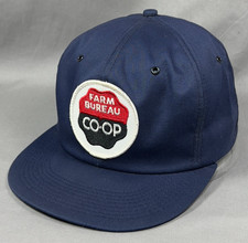 Vtg Farm Bureau Co Op Snapback Hat Cap KBrand KProducts Agriculture Rancher Mens