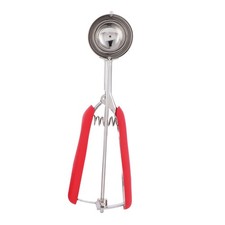 3Pcs Red Stainless Steel Ice Cream Cookie Scoop Set 3/4/5cm