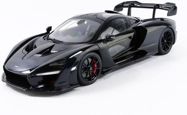 Autoart 1/18 Mclaren Senna Black 76076 JP-image