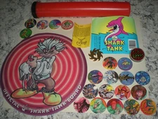 Vintage 1994 JOTS  (POG) Shark Tank Kit Game-board Slammers Jots  & More!
