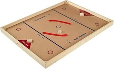 Carrom Champion Nok Hockey Game (Large) — Wooden Board Games for Adults & Childr
