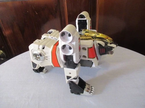 Mighty Morphin Power Rangers White Tiger Zord Vintage Bandai 1994 Incomplete