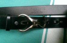 Ledergürtel schwarz Wiley Belts USA Vintage