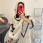 Chanel Classic Beige Women's Decorative Scarf/Shawl 90*180cm New — photo 3