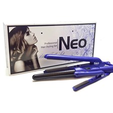 TRIO Hair Styling 3pcs Set Hair Straightener  Curling Iron  Mini Flat Iron