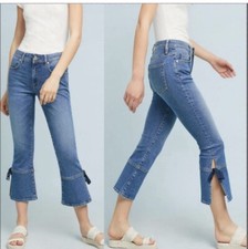 Anthropologie Pilcro and the Letterpress High-Rise Cropped Flare Jeans - Size 25