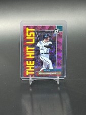 2022 Panini Donruss The Hit List #THL-7 Fredded Freeman Pink Fireworks Atlanta