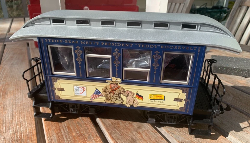 RARE LGB 39073 TEDDY ROOSEVELT STEIFF BEAR CAR - 2002 LIMITED EDITION - Image 3 of 4